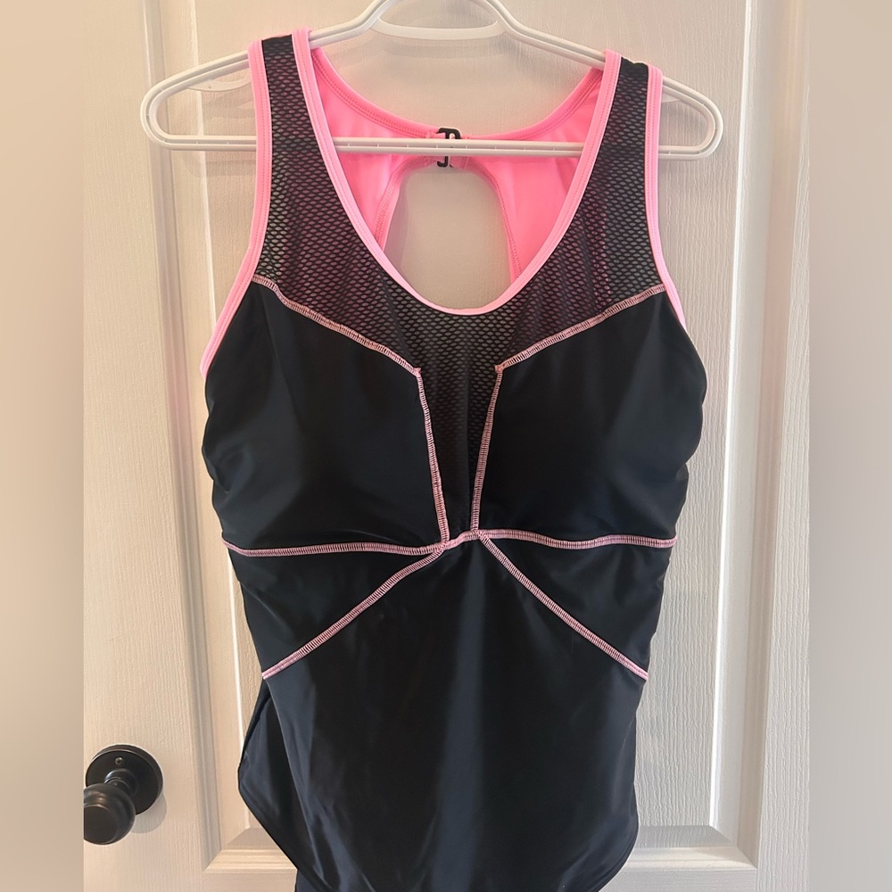 Nola Vibrant Pink and Classic Black Skirt